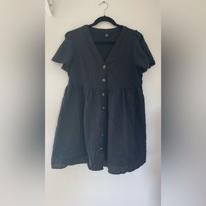 Shein Black Babydoll Dress